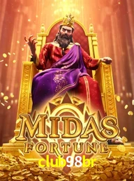 club98br Midas Fortune - slot game inspirado no rei Midas, disponível no casino online do Brasil