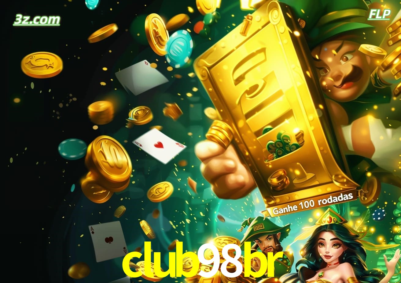 Cassino online club98br Brasil com caça-níqueis e bônus de 100 rodadas grátis